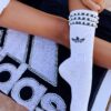 Calze Adidas Iconic 1963 “Full Sparkle” – strass all over e perle